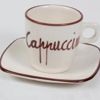 cappuccino hand painted cups